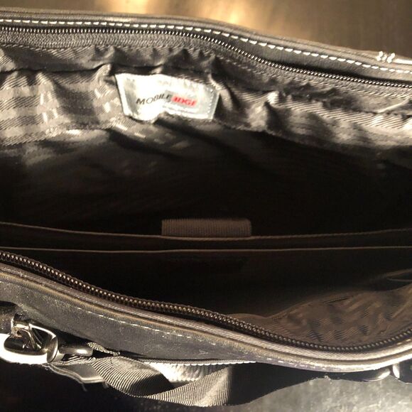 Mobile Edge Lrg Black 16 Inch Laptop Shoulder Bag Carrier Work Business Travel - Picture 6 of 11